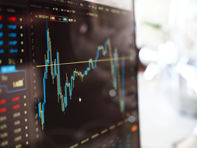 Stock market trading floor
